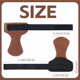 VireEyU Premium Gewichtheben Zughilfen aus Leder – Extra Starke Hebegurte für Bodybuilding, Kreuzheben und Klimmzüge, Verstellbare und Gepolsterte Handgelenkstütze für Männer und Frauen, 2 Stück