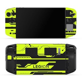 Stickers Cover Custom Full Protective Skin Decal for Legion GO Gaming Protector Accessories (CyberGreen)