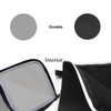 Enyuwlcm 16oz Canvas Zipper Bag Small Makeup Pouch Flat Pencil