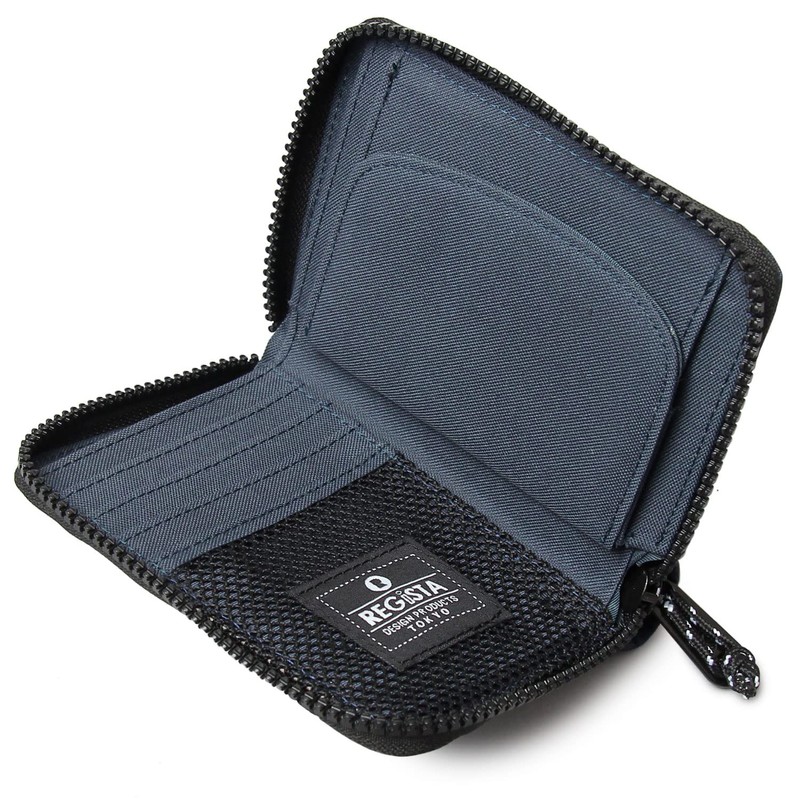 Ignition Original Round Zip Bifold Wallet Lightweight Nylon Bilford Wallet
