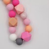 Handmade Breastfeeding necklace Silicone Beads for nursing mothers.