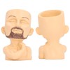 Face Planter Pot with Drainage Hole Man Face Flower Pot