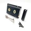 Rim Sashlock Surface Mounted Lock 156 x 106mm Fluted Pattern