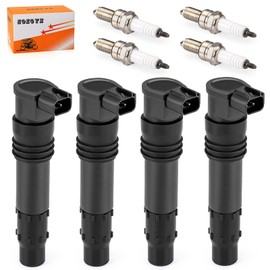4pcs Ignition Coils & Iridium Spark Plugs For Suzuki GSX-R600 GSX-R750 GSX-R1000 GSX650F GSF1250 Burgman AN650 Boulevard C109R M109R 2000-2019 33410-24F00 33410-35F00