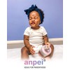 Anpei Sippy Cup - Juego de 2 pezones transicionales con