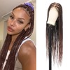 Olymei 360° Hd Full Lace Braided Wigs for Women Box