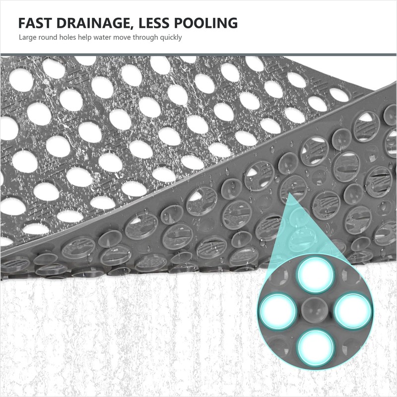 Mofonky Bathtub Mat Non Slip: 30" x 17" Shower Mats