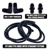 SPELAB 6AN Flexible PTFE Transmission Cooler Hose Lines Fitting, 7FT