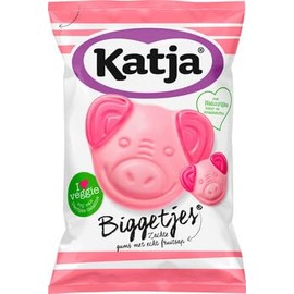 Katja Biggetjes I Soft Sweet Fruit flavored Gummy Candy I 125g 4.4 ounce