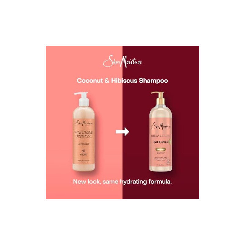 Champú SheaMoisture SilconeFree para cabello ondulado y champú sin parabenos