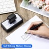 Marspark 1 Pcs Notary Stamps Jurat Stamp Self Inking Notary