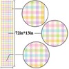 Nepnuser Linen Spring Easter Buffalo Check Plaid Table Runner Rustic