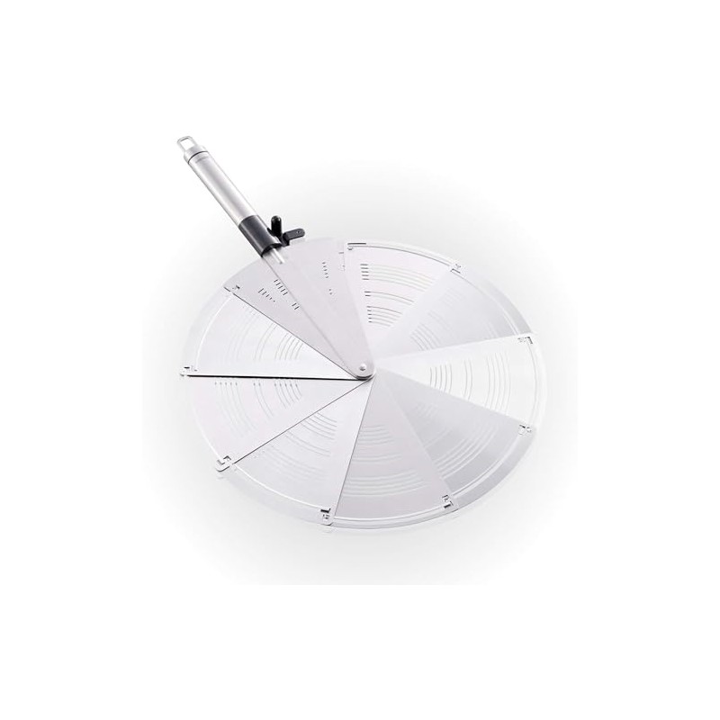 Leifheit ProLine series foldable splash guard, made of stainless steel,