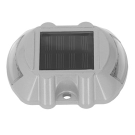 12LED Solar Driveway Deck Light IP68 Waterproof Solar Driveway Dock Lamp for Sidewalk Garden 600mAH Green Light