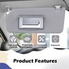 Kefly Left Driver & Right Passenger Side Sun Visor Compatible