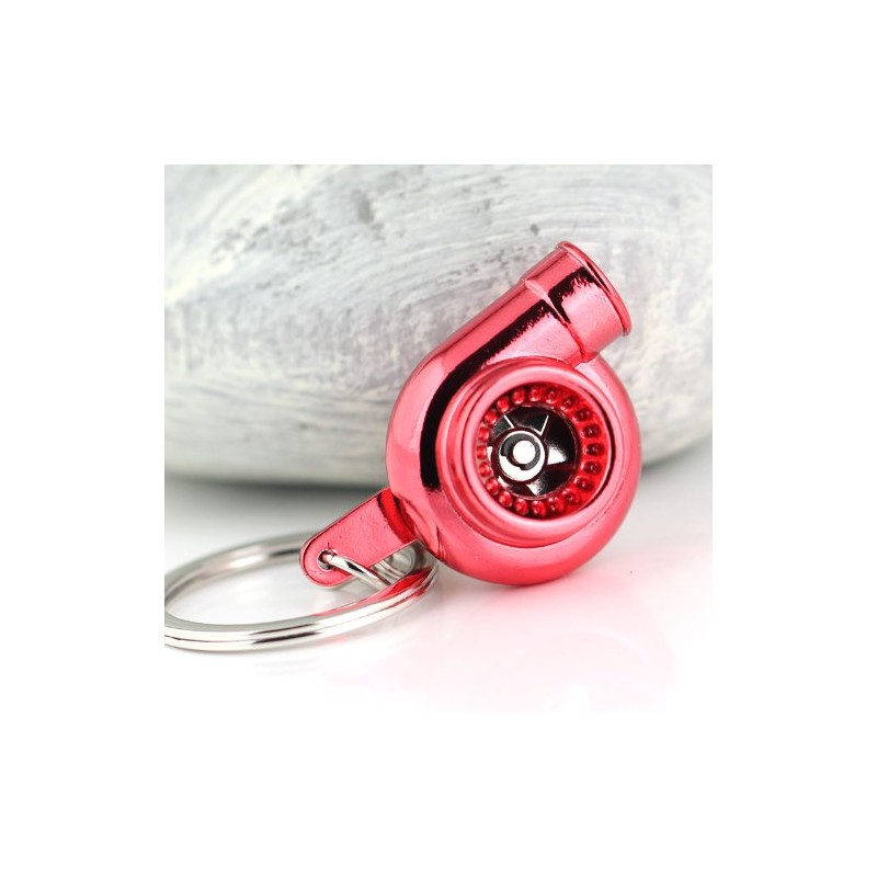 Maycom Llavero de turbina giratoria con anillo y cadena