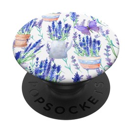 Watercolor Lavender Herb Pretty Floral Essential Oil