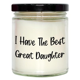 Unique Gifts for Daughter - Best Daughter Ever Soy Candle 9oz Vanilla Scented Birthday Unique Gift from Mom, Daughter Encouragement Candle for Her Special Day