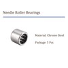 Kozelo 5pcs HF1012 Needle Roller Bearing 10mm x 14mm x
