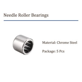 Kozelo 5pcs HF1012 Needle Roller Bearing 10mm x 14mm x 12mm One Way Clutch Bearing Transfer Chrome Steel Roller