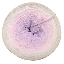 Bobbel Wolle Sanfter Engel - Colour Gradient Yarn 3-Ply - 4-Ply - 5-Ply - Choice of Length - Crochet Yarn Knitting Yarn Gradient (Gentle Angel - Shell Outer, 3-ply - 200 g/1000 m)