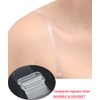 Invisible Clear Elastic Bra Straps Replacement - Metal Hook Transparent