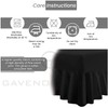 GC GAVENO CAVAILIA Easy Care Single Valance Sheet Frilly Bedding