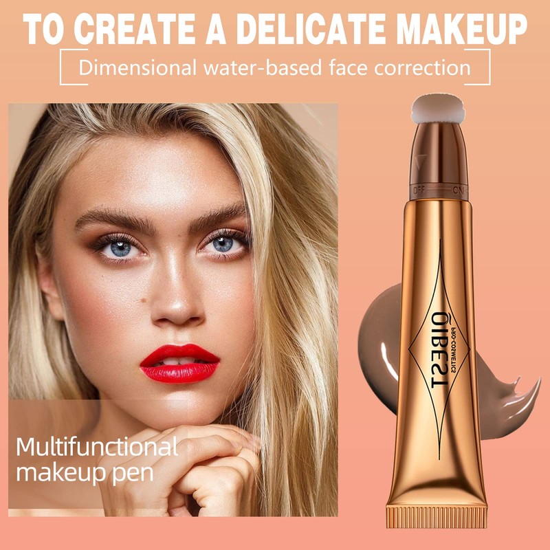 Liquid Blush Made of Stick, Rouge Highlighter Stick, with Soft