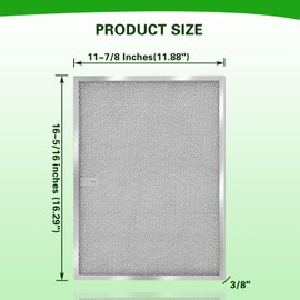 YSD Range Hood Filter BPS1FA30 Aluminum Grease Filter Compatible with Broan QS1 Nutone Allure WS1 QS2 30",11-3/4" X 14-1/4" X 3/8" (2 pcs)