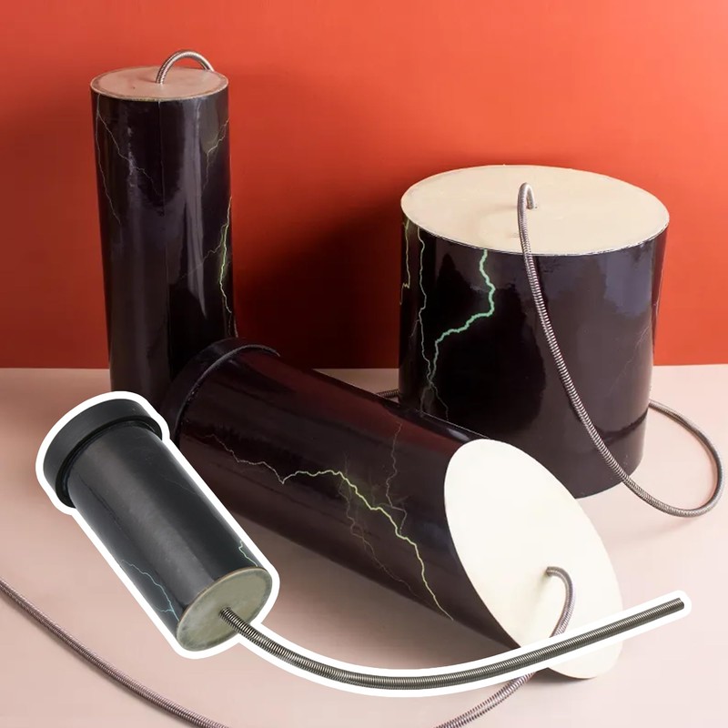 Yibuy Thunder Tube Sound Maker Imitation Thunder Sound Tool Stage