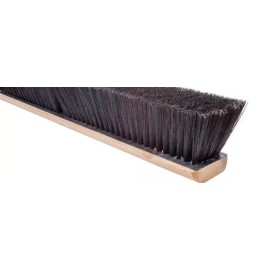 Magnolia Brush #930-X 30" Black Tampico Center/Black Plastic & Horsehair Border