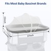 Baby Bassinet Mosquito Net Cover to Keep Cats & Bugs