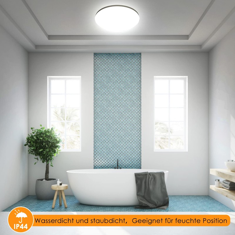 LED Ceiling Light Dimmable with Remote Control 24 W RGB