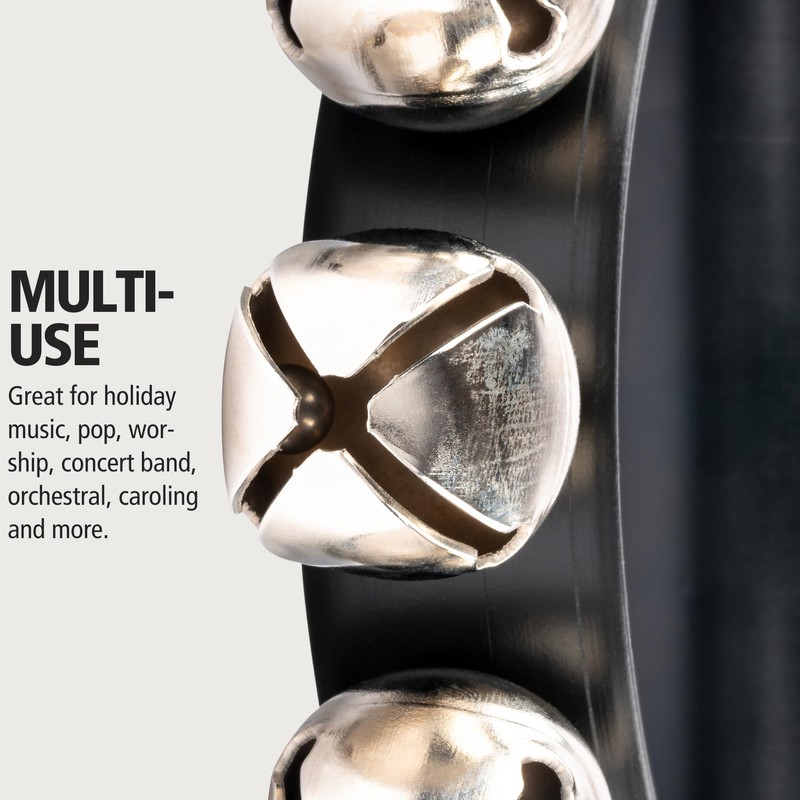 Meinl Percussion Sleigh Bells Instrument - Semicircular Sleigh Bells Musical