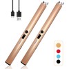 2 PCS Candle Lighter,Windproof Flameless Electric Lighter with LED Power