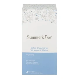 Summer's Eve Douche, Extra Cleansing Vinegar and Water, 4.5 Fl Oz, 4 Ct. (Pack of 3)