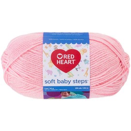 Red Heart Soft Baby Steps Yarn, Baby Pink (E746.9700)