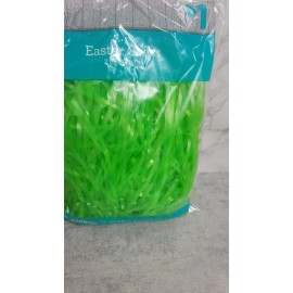 Easter Basket Grass Plastic Green 2oz Decoration Christmas Filler Discontinued