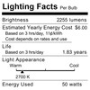 Lachesan PAR20 Flood 50W 120V Flood Light Bulbs, 6 Pcs