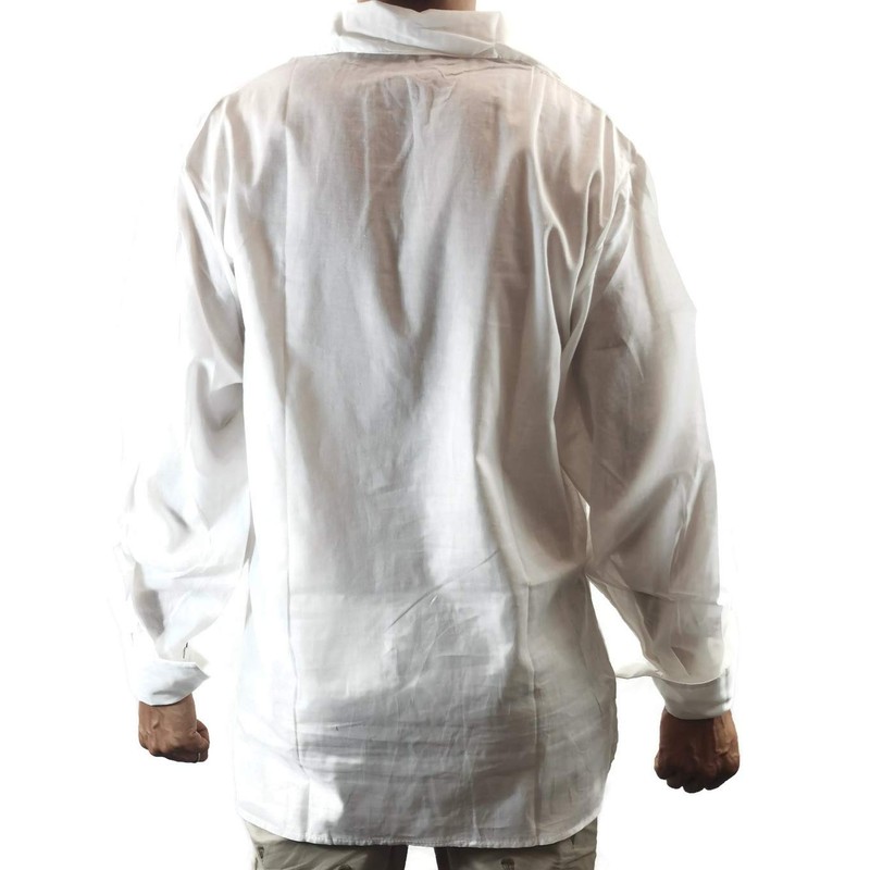 thecostumebase Exact Pirate Shirt Jack Sparrow Costume (M) White