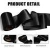 LoomJoyz Black Satin Ribbon 100mm(4 Inch) Wide Silk Ribbon 23