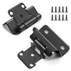 1/2" Overlay Semi Partial Wrap Cabinet Hinges, 4 Pairs (8