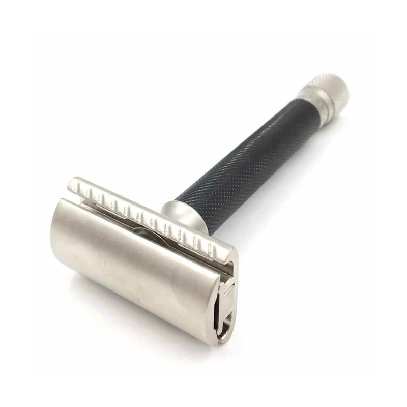 Parker Safety Razor Variant Adjustable Safety Razor - Graphite Handle,