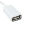 FYL 3.5mm AUX端子用オーディオプラグジャック（オス）からUSB2.0（メス）への変換ケーブルコード