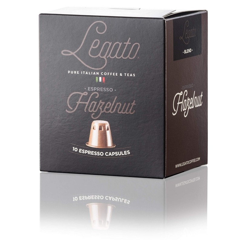 Legato Espresso Capsules - (Hazelnut, 100)