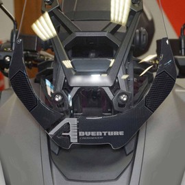 labelbike - 3D Resin Motorbike Sticker Decoration and Protection for Windshield compatible with Honda ADV350 2022-2025