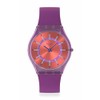 Swatch Unisex Casual Watch Purple Bio-sourced Quartz Sweet Strawberry Dream