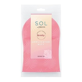 SOL by Jergens Manopla aplicadora de autobronceado, sin imperfecciones, guante de bronceado sin manchas, reutilizable, manopla de bronceado protege las manos