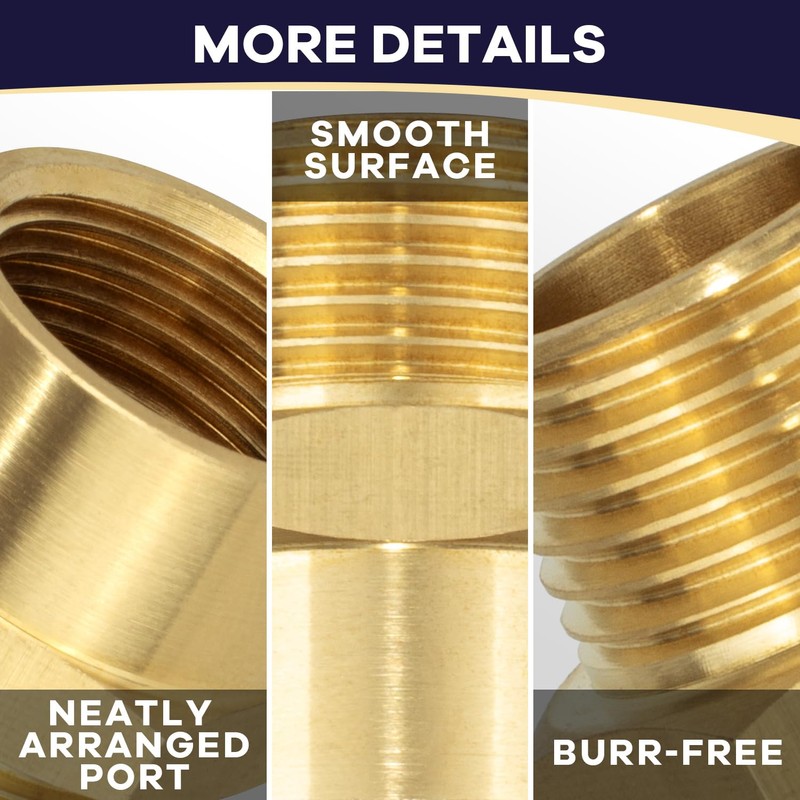 G 1/2 (BSP) Female Thread to US 1/2 NPT Male