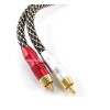 CablesOnline 12ft Premium Stereo 24K Gold 3.5mm Plug to 2RCA